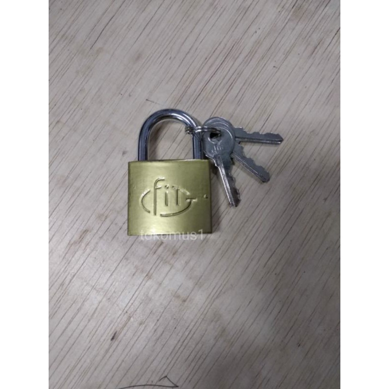 Jual Padlock Gembok Kuning Ukuran 30 mm Gembok Murah Kunci Gembok Rumah ...