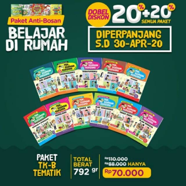 Jual Buku Paket Belajar Dirumah | Shopee Indonesia