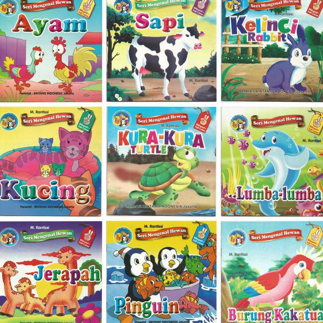Jual BUKU ANAK, BUKU CERITA BERGAMBAR SERI MENGENAL HEWAN BILINGUAL