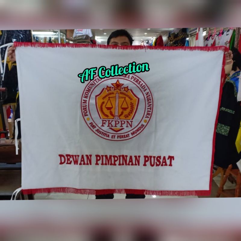 Jual Bendera Pataka Bordir Custom Satu Muka Shopee Indonesia