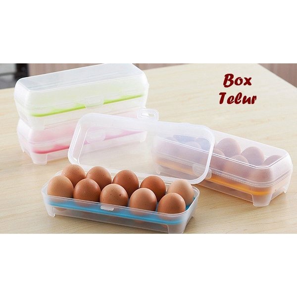 Jual Box Telur 15 Sekat Portable / Kotak Penyimpanan Telur/ Tempat Rak ...