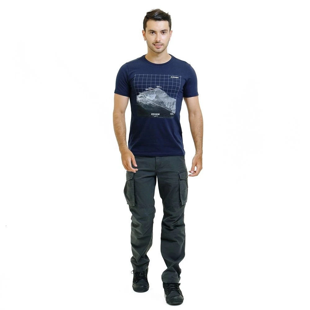 EIGER Himalayas 1.0 T-Shirt Pria – Kaos Outdoor Premium Cotton 24s foto 5
