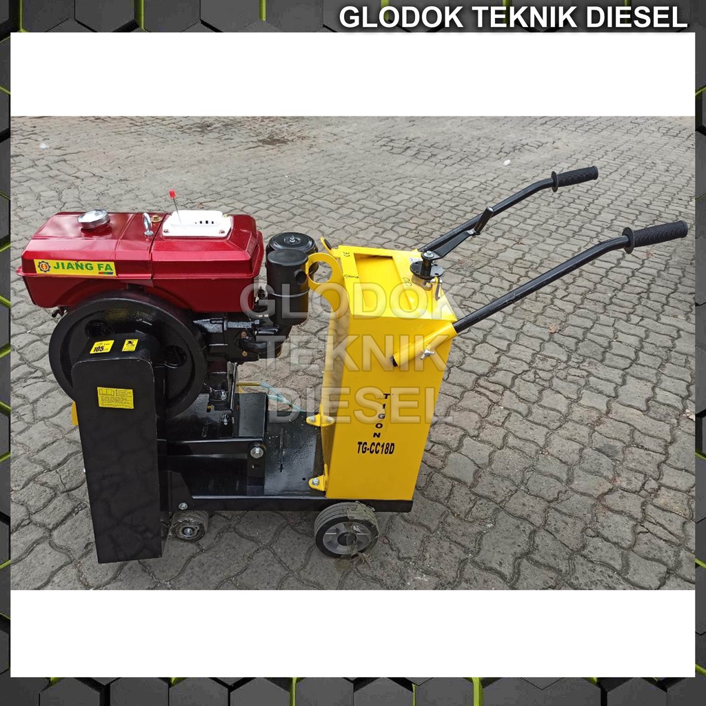Jual Mesin Potong Aspal Beton 18 Inch Tigon TG-CC18 D + Engine Diesel ...
