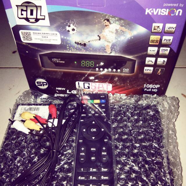 Jual Resiver parabola k vision gol | Shopee Indonesia