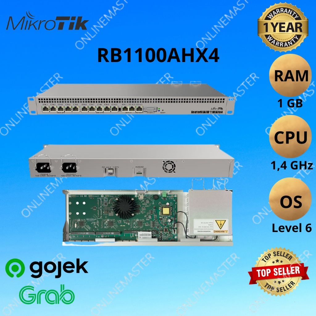 Jual Mikrotik Router RB1100AHX4 1U rackmount | Shopee Indonesia