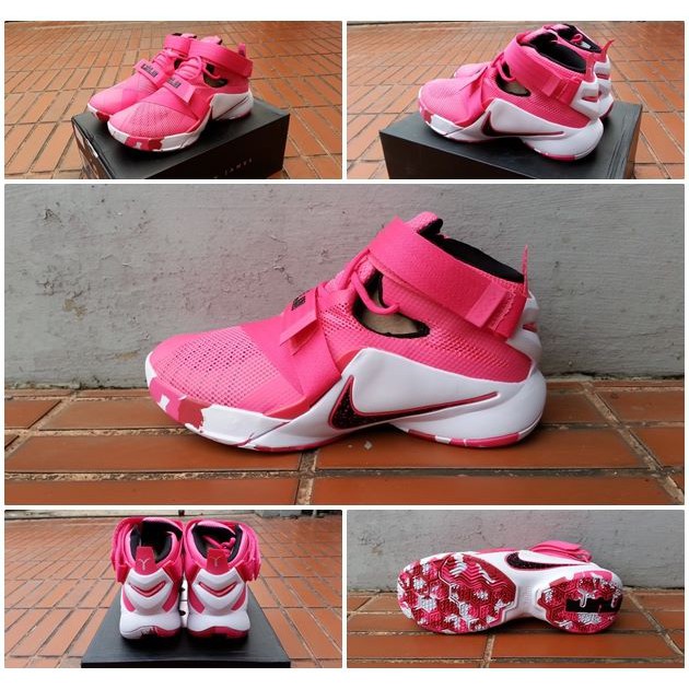 Jual Hot Model Terbaru SEPATU BASKET NIKE LEBRON 9 SOLDIER THINK PINK Shopee Indonesia