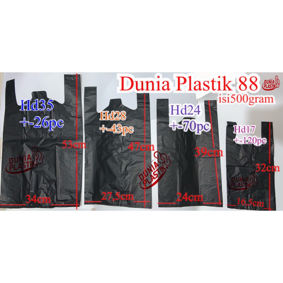 Jual Isi Gram Hd Hd Hd Hd Hd Hitam Tebal Kantong Plastik