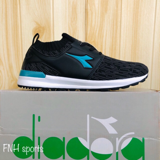 Jual Sepatu Diadora Lamberto Women Original Black Sepatu Running