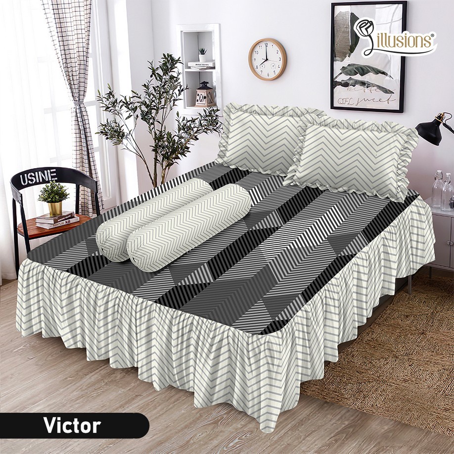 Jual Illusions - Sprei RUMBAI King (180x200) Terlaris Pilihan | Shopee ...