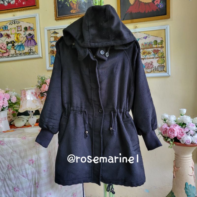 Coat Mantel Hoodie Winter