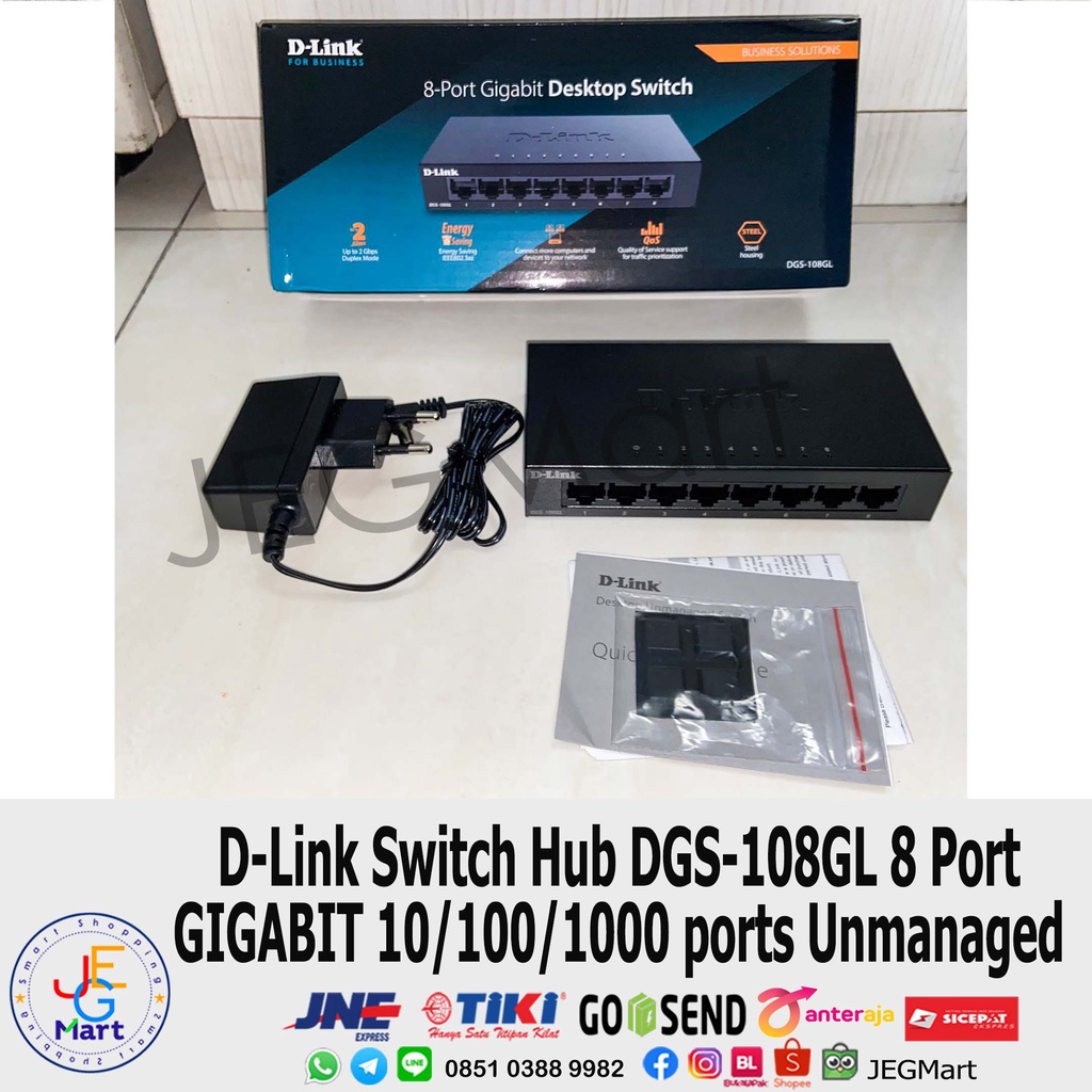 Jual D Link Switch Hub Dgs Gl Port Gigabit Ports