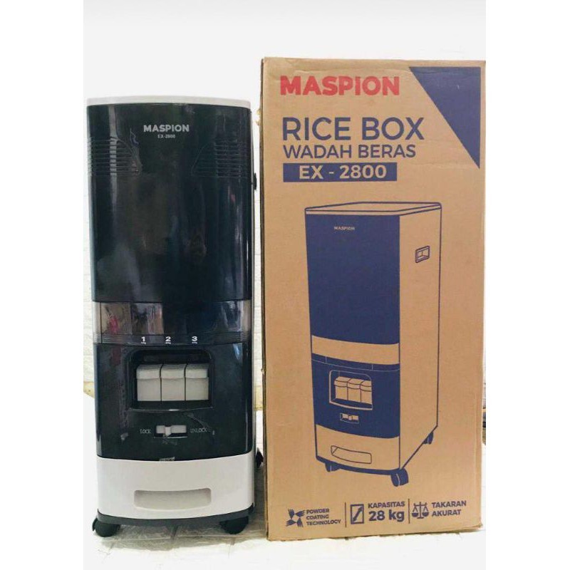 Jual MASPION RICE BOX MRD EX 2800 TEMPAT WADAH PENYIMPANAN BERAS ...