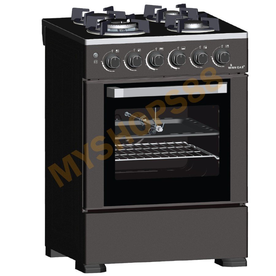 Jual KOMPOR GAS FREE STANDING 4 TUNGKU+OVEN WINN GAS W5090 Tempered Glass Shopee Indonesia