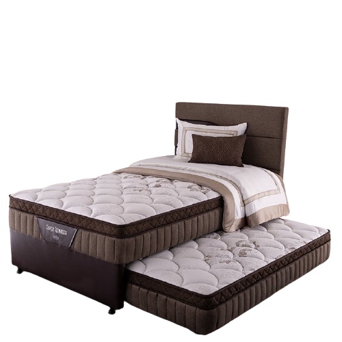 Jual Comforta Spring bed Super Teenager sorong 2 in 1 Full Set 120 100 ...