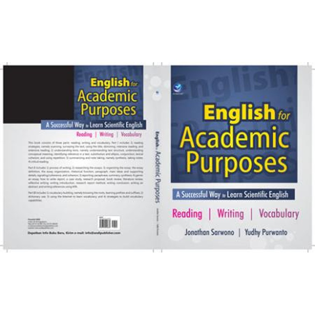 Jual Buku Bahasa : English For Academic Purposes, A Successful Way To ...