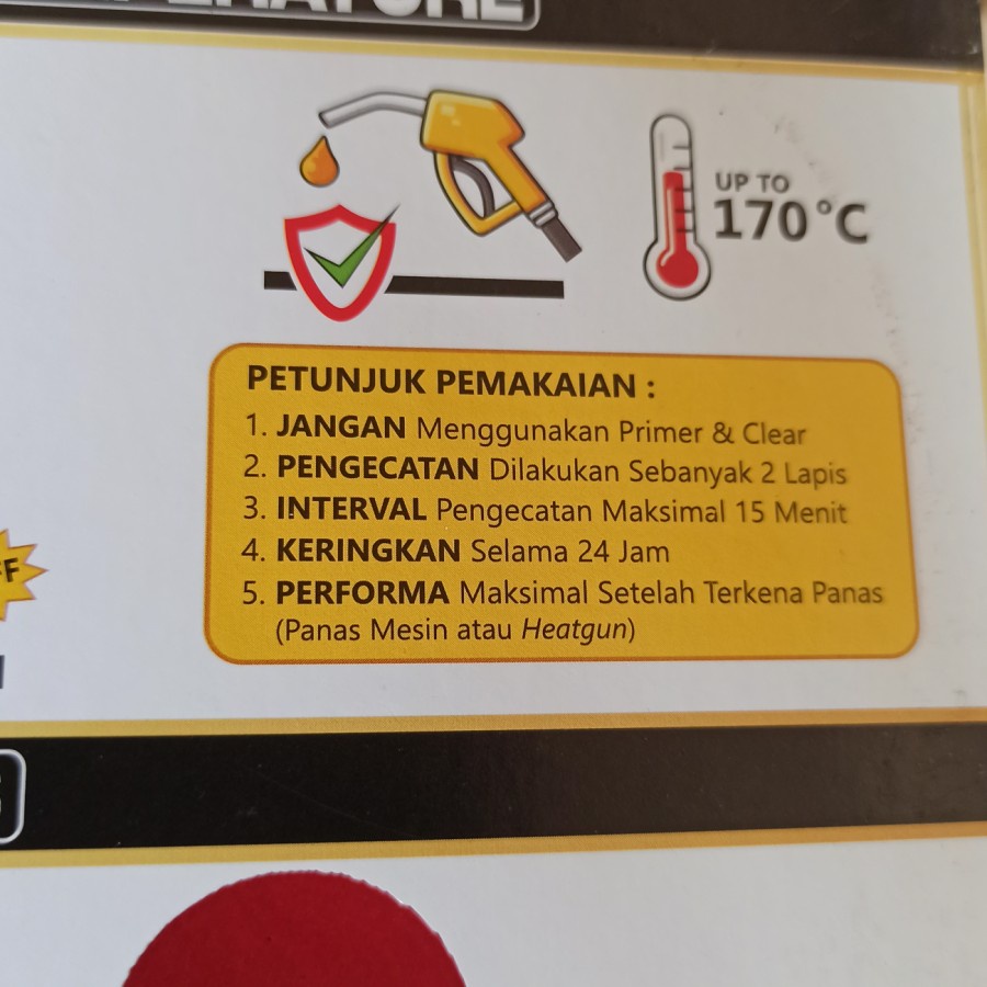 Jual SAPPORO ULTIMATE ** HT 01 HI TEMP BLACK Hitam Doff Cat Semprot ...