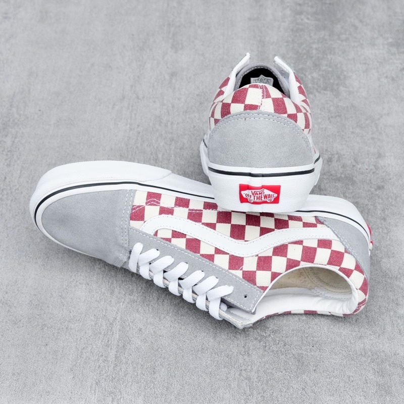 Vans checkerboard rhubarb sales