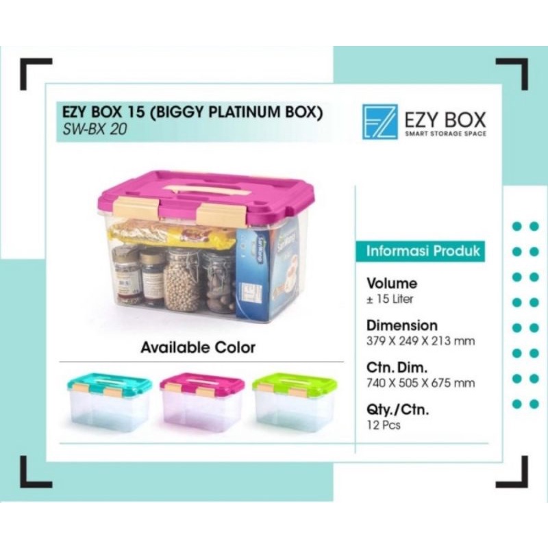 Jual Ezy Container Box 10L 15L | Shopee Indonesia