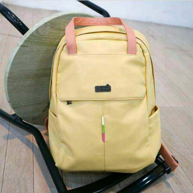 Jual Tas Ransel Danera Kuning Rumah Warna | Shopee Indonesia
