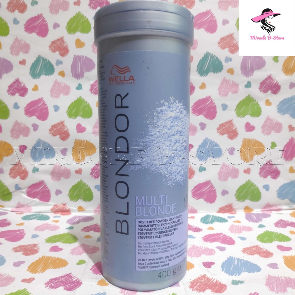 Jual WELLA Blondor Bleaching powder 400GR / WELLA Bleaching Pewarna ...