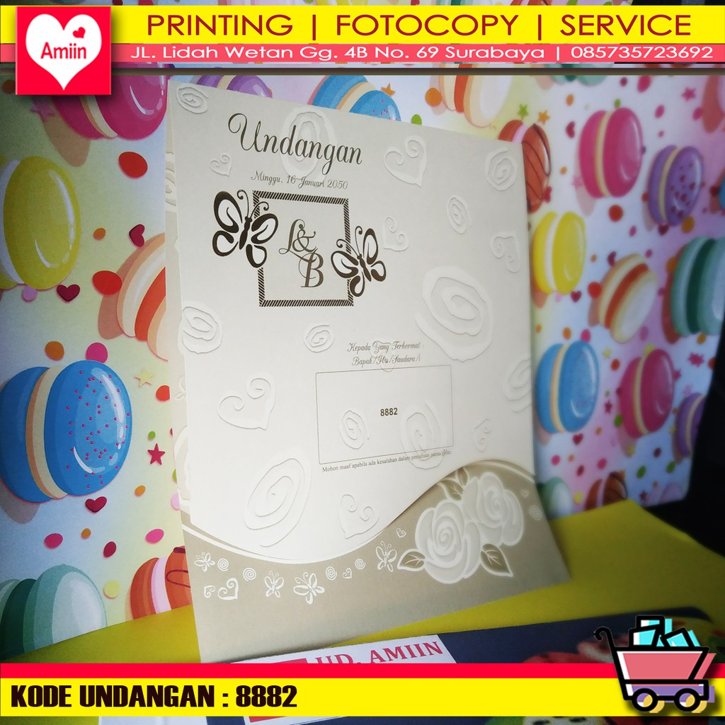 Jual Undangan [Kode : 8882] | Shopee Indonesia