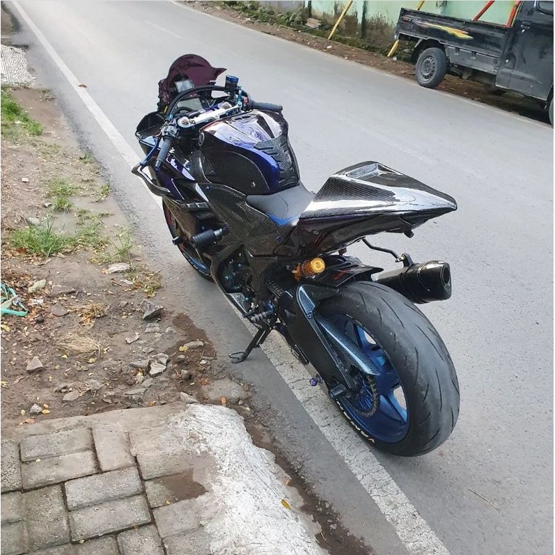 Jual SINGLESEAT YAMAHA R25 / R3 V1 / NEW R25 / R3 V2 MODEL GP CARBON ...