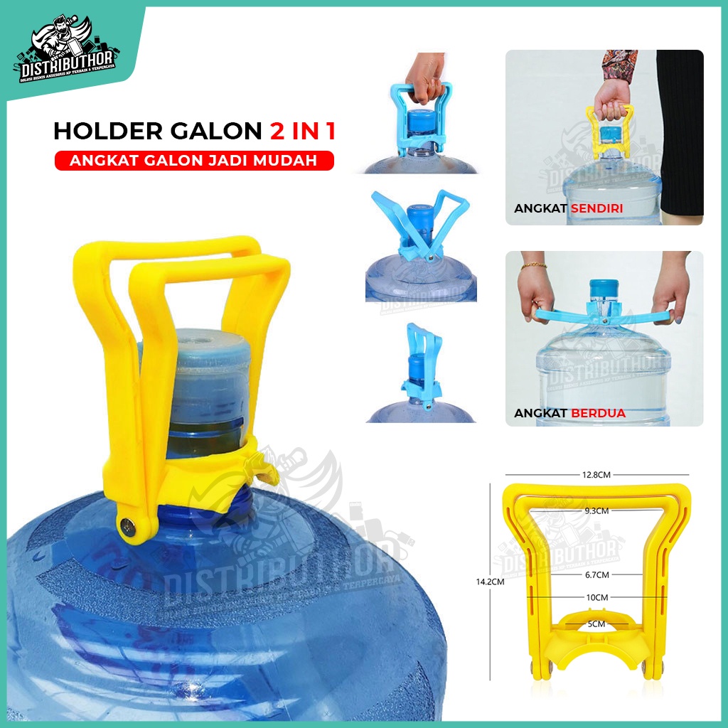 Jual Pengangkat Galon Air Double Handle Alat Angkat Gallon Holder Penjepit Untuk Bantu Angkut 1148