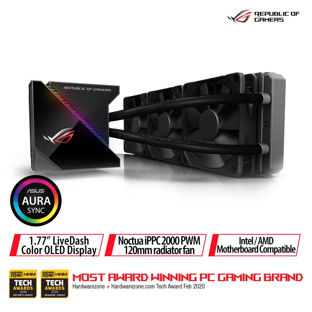 Jual AIO COooler ASUS ROG Ryujin 360 360mm all-in-one liquid CPU cooler ...