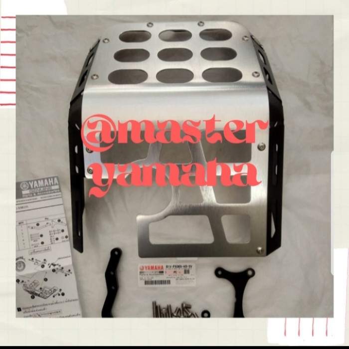 Jual skid plate silver / pelindung mesin yamaha xsr 155 ori Shopee