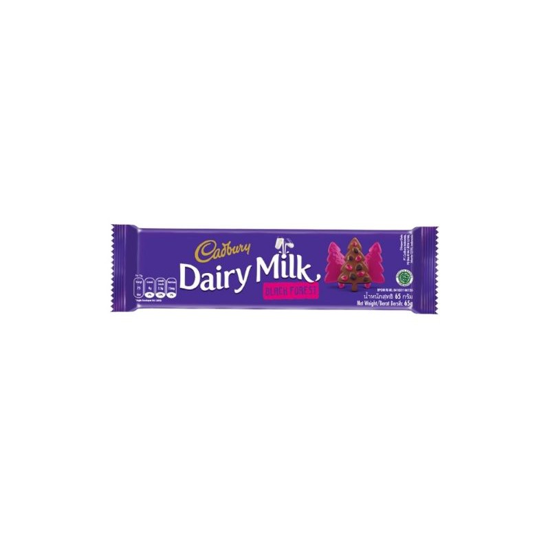 Jual Cadbury Chocolate Dairy Milk Black Forest 65gr Shopee Indonesia