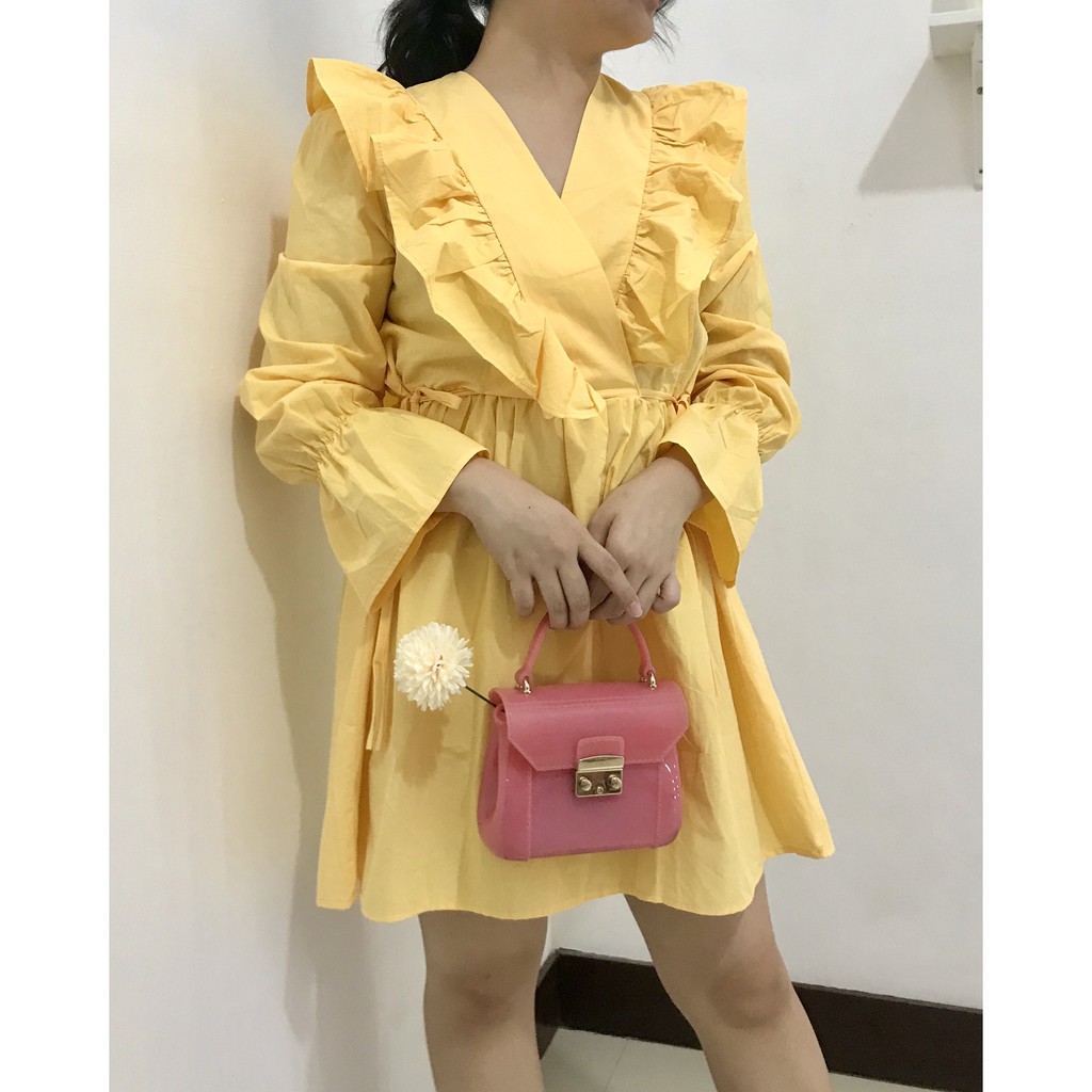 Jual MIMY DRESS MOTHELABEL DRESS KOREA KEKINIAN Shopee Indonesia