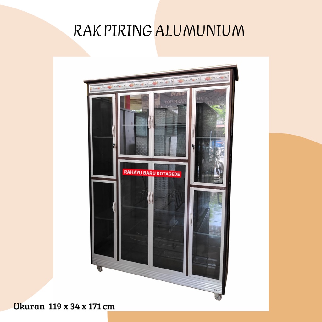 Jual Rak Piring Alumunium Minimalis Pintu Rak Piring Minimalis Shopee Indonesia