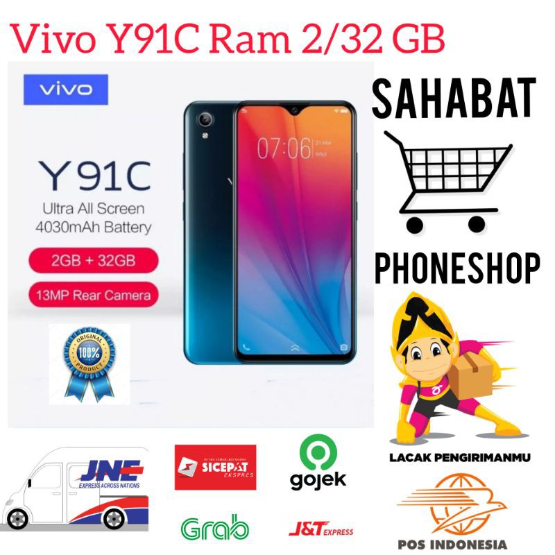 Jual VIVO Y91C RAM 2/32 GARANSI RESMI VIVO INDONESIA Shopee Indonesia
