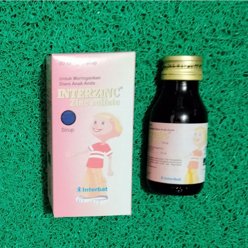 Jual Interzinc Sirup 60ml Obat Diare Apotek Embun Shopee Indonesia 6581