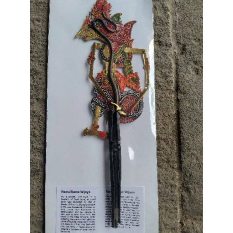 Jual KERAJINAN MINIATUR WAYANG KULIT RADEN RAMA WIJAYA MINI CAPERAN ...