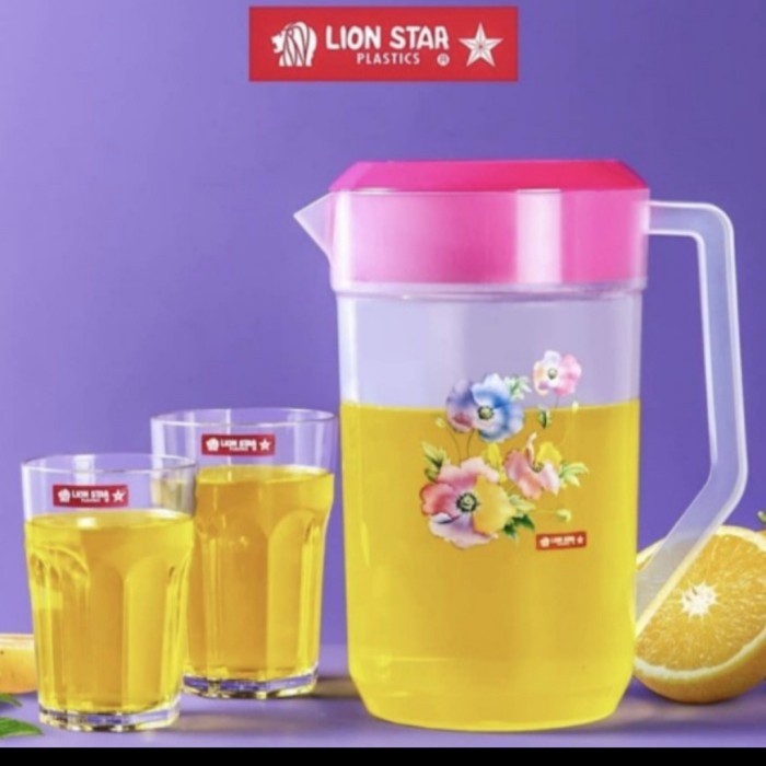 Jual Eskan Water Jug Kulkas Pitcher Minuman Plastik Premium Lion Star 41 Liter Teko Air Teh Jus 8601