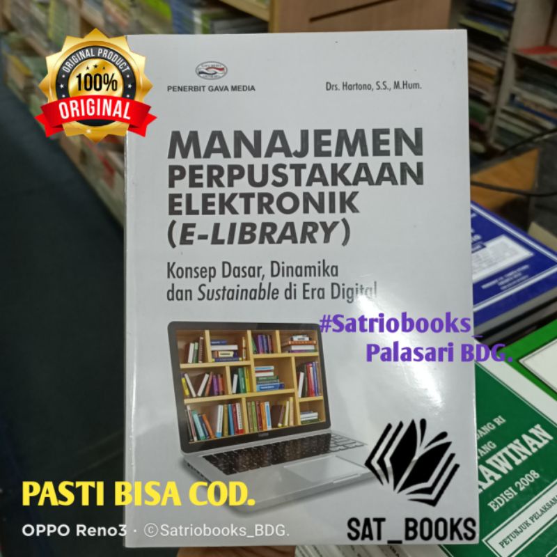 Jual MANAJEMEN PERPUSTAKAAN ELEKTRONIK ( E-LIBRARY) DRS. HARTONO ...