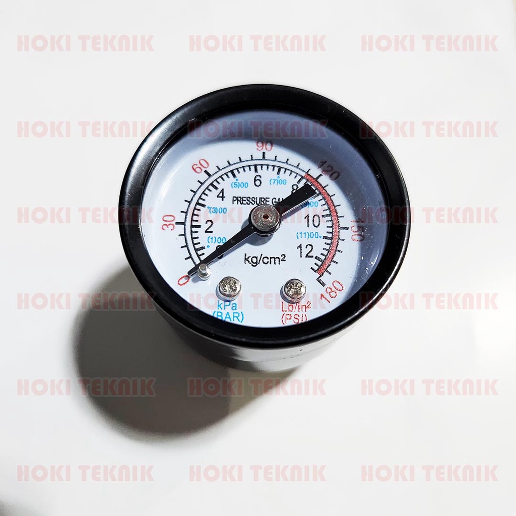 Jual Manometer Kompresor Drat 1/8 inch 10mm Shopee Indonesia