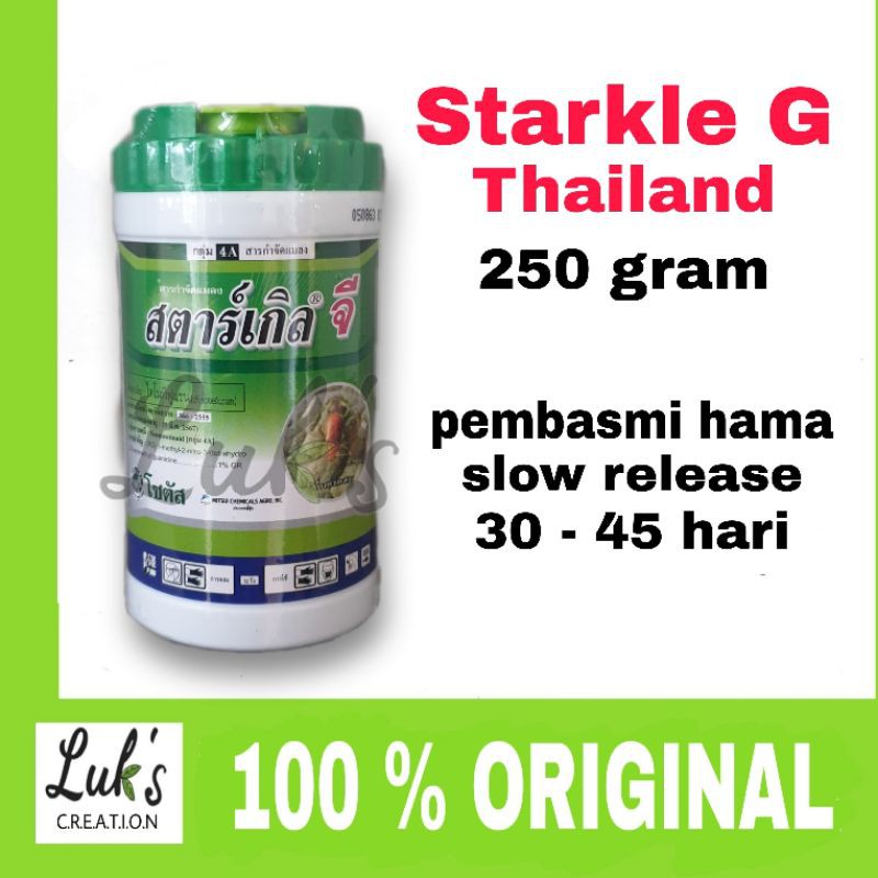 Jual Starkle G Thailand 250 gram pembasmi hama slow release | Shopee ...