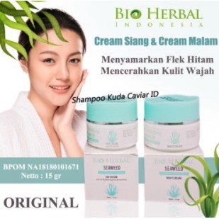 Jual Paket Seaweed Bio Herbal ~ Cream Siang & Cream Malam ~ ORIGINAL ...