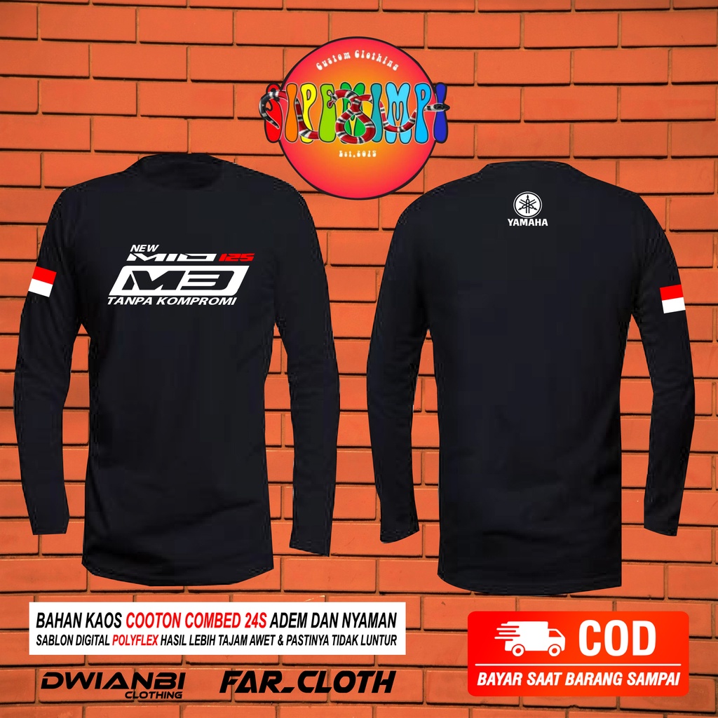 Jual BAJU KAOS MIO M3//KAOS MOTOR//DISTRO PREMIUM Shopee Indonesia