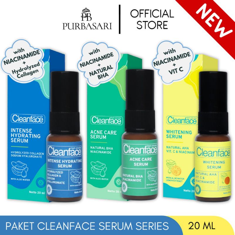 Jual CLEANFACE SERUM Purbasari | Shopee Indonesia