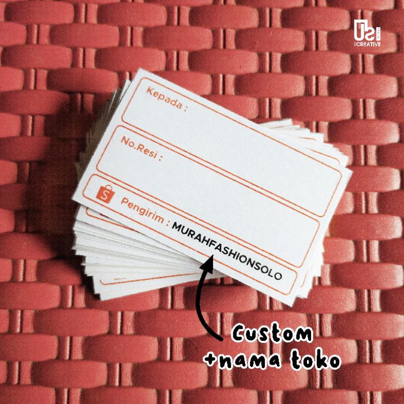 Jual [SATUAN] Sticker Label Pengiriman (5x8 cm) | Shopee Indonesia