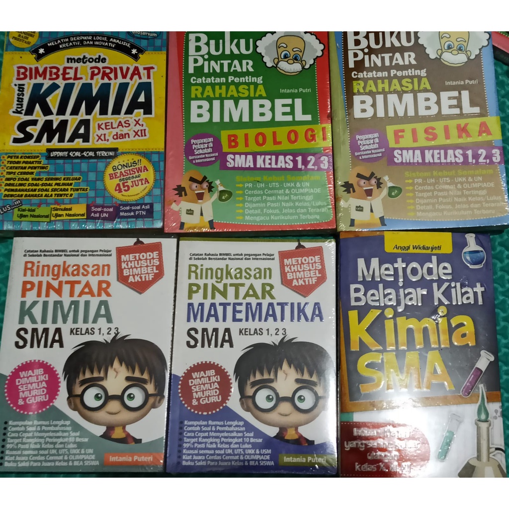 Jual Buku Ringkasan Materi Rumus Fisika Kimia Matematika Biologi SMP ...