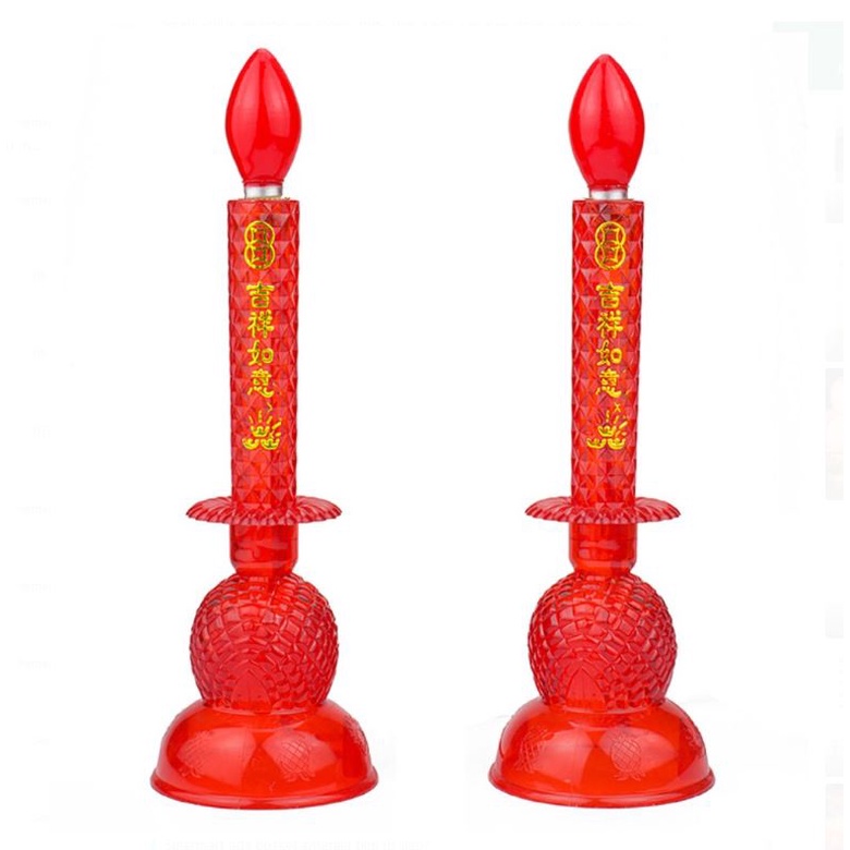 Jual Lampu Lilin Listrik Lampu Sembahyang Lampu Puja 17CM | Shopee