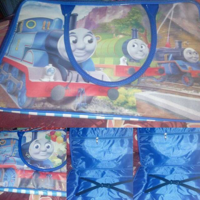 Jual Mini koper motif thomas biru | Shopee Indonesia