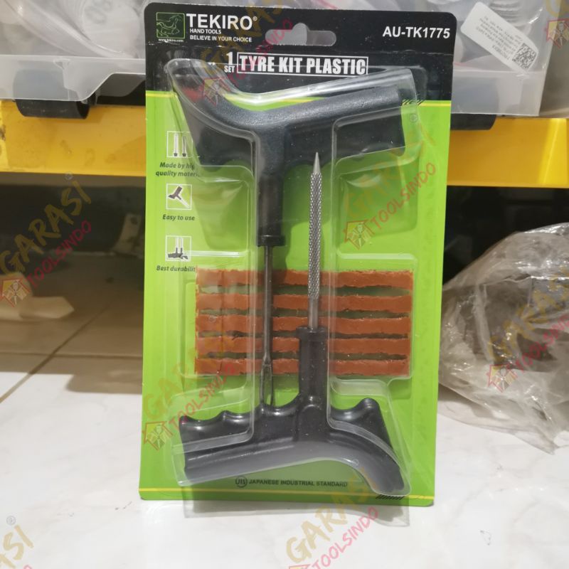 Jual Tekiro Tire Kit Plastic Alat Tambal Ban Tubeless Tekiro Karet Tambal Ban Tubles Shopee