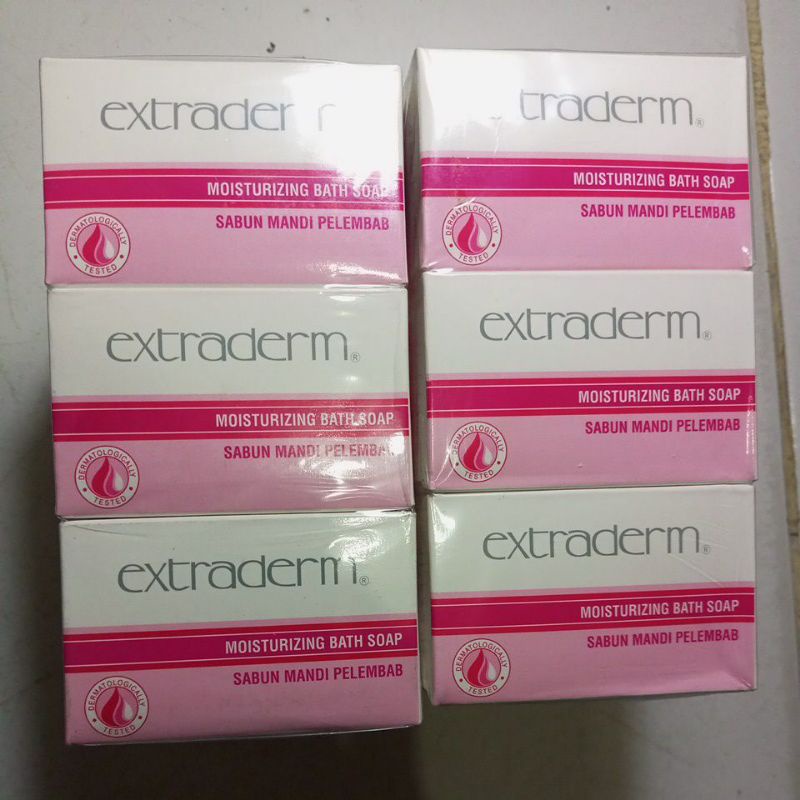 Jual EXTRADERM moisturizing bath soap 90 gram ( sabun mandi, pelembap ...