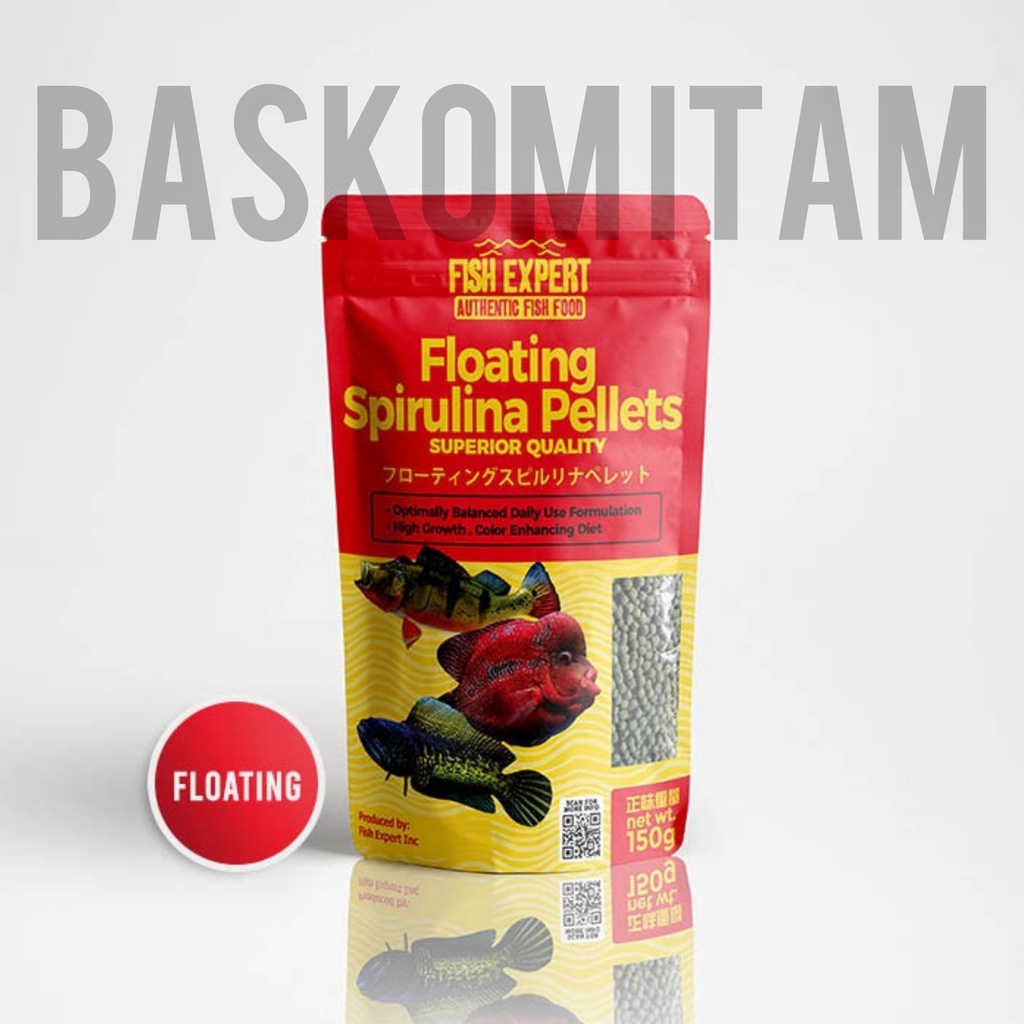 Jual Fish Expert Floating Spirulina Pellets 150 gram Pellet Makanan