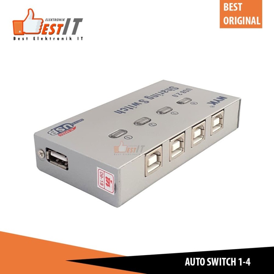 Jual USB Auto Switch Printer 4 Port | Shopee Indonesia